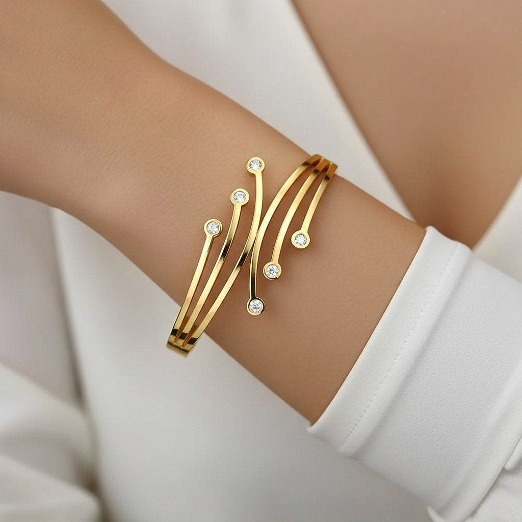 Celestia Flow Cuff Bracelet