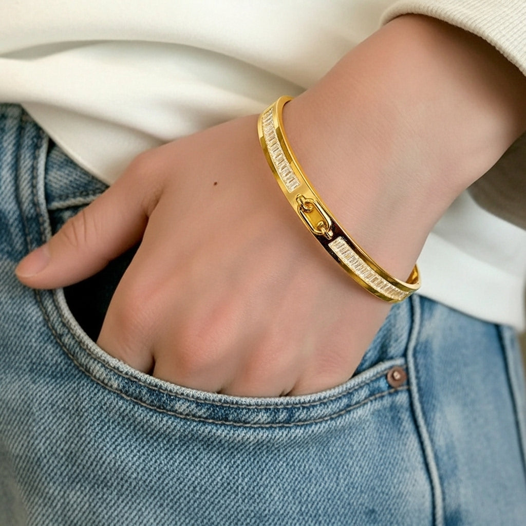 Lumine Link Bangle Bracelet