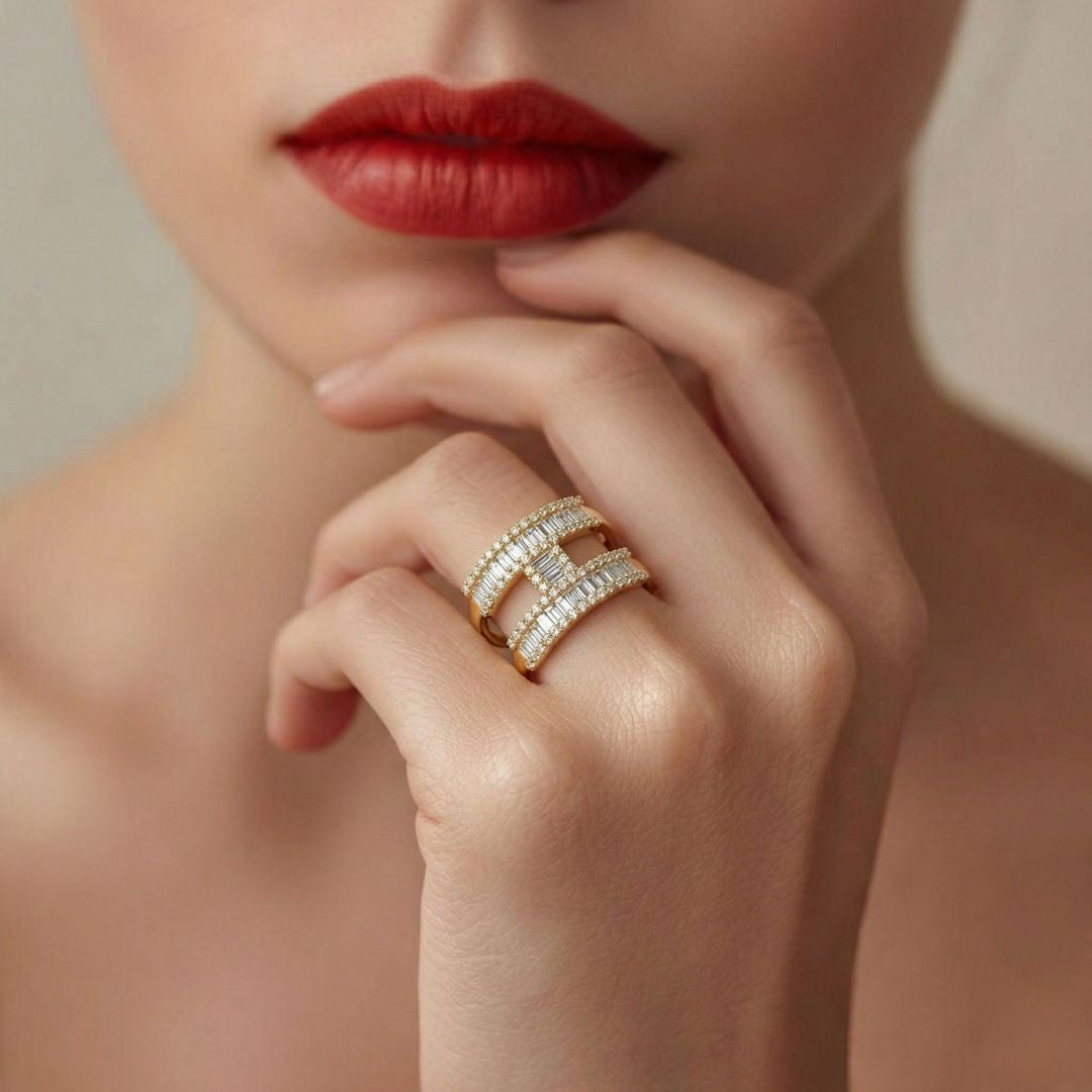 Cadenza Tier Statement Ring