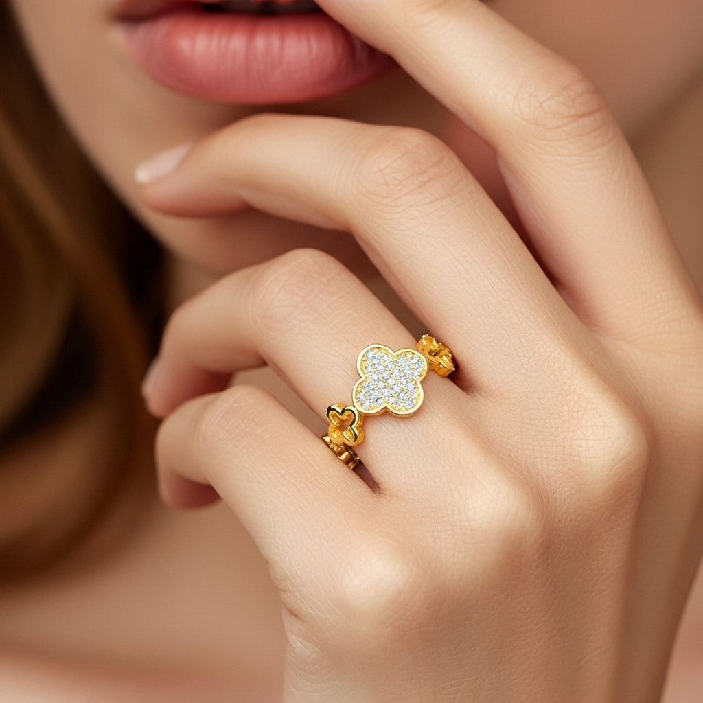 Elara Bloom Statement Ring