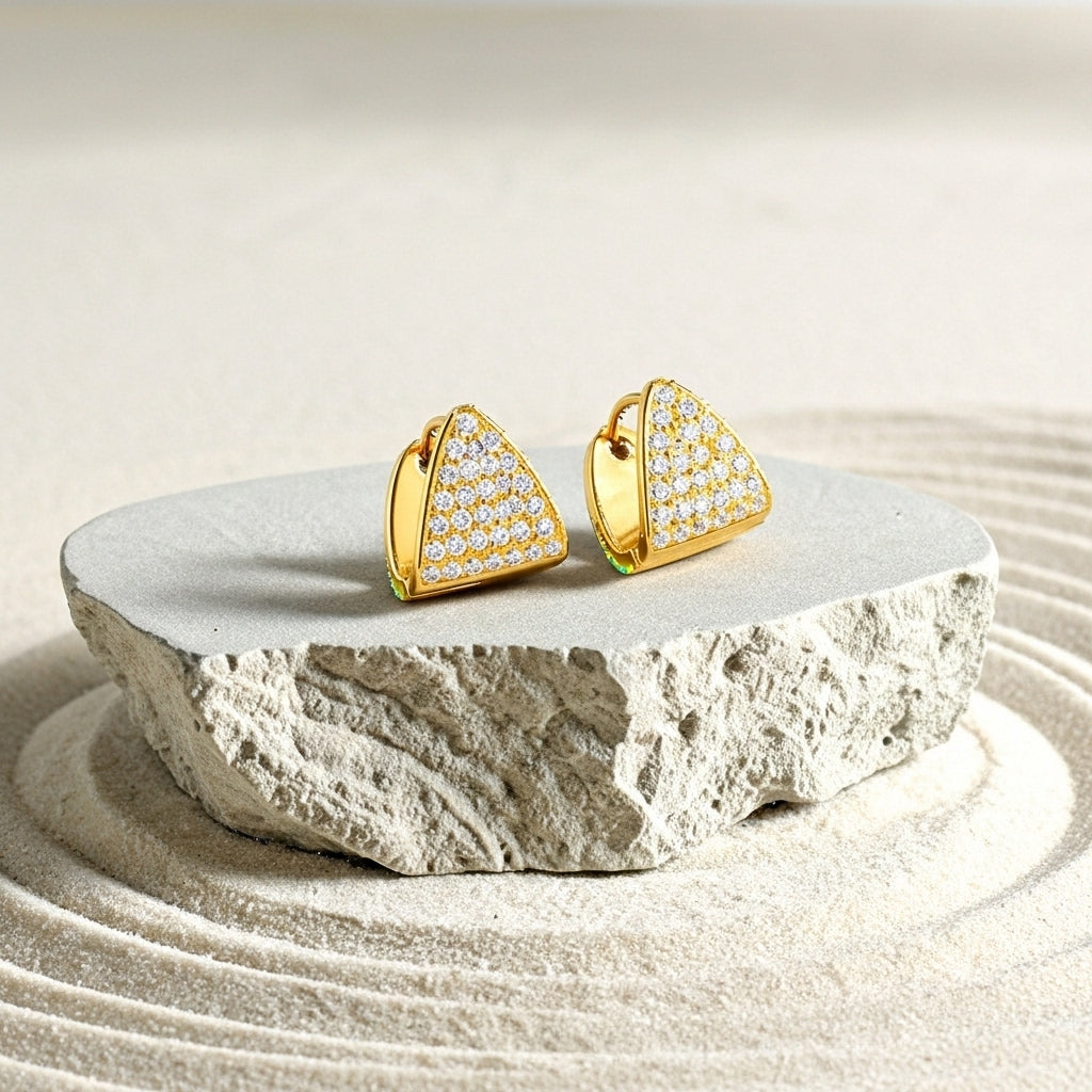 Lunetra Prism Stud Earrings