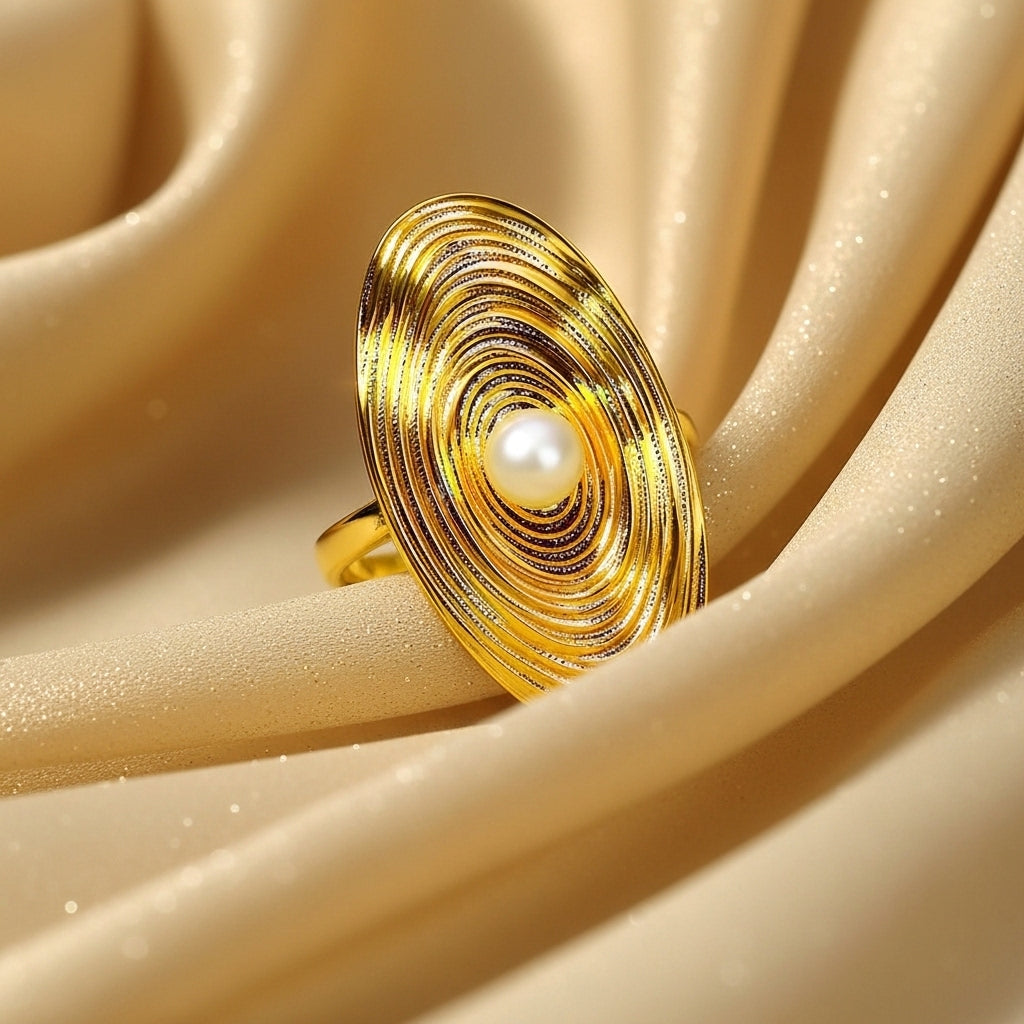Helia Orbit Statement Ring