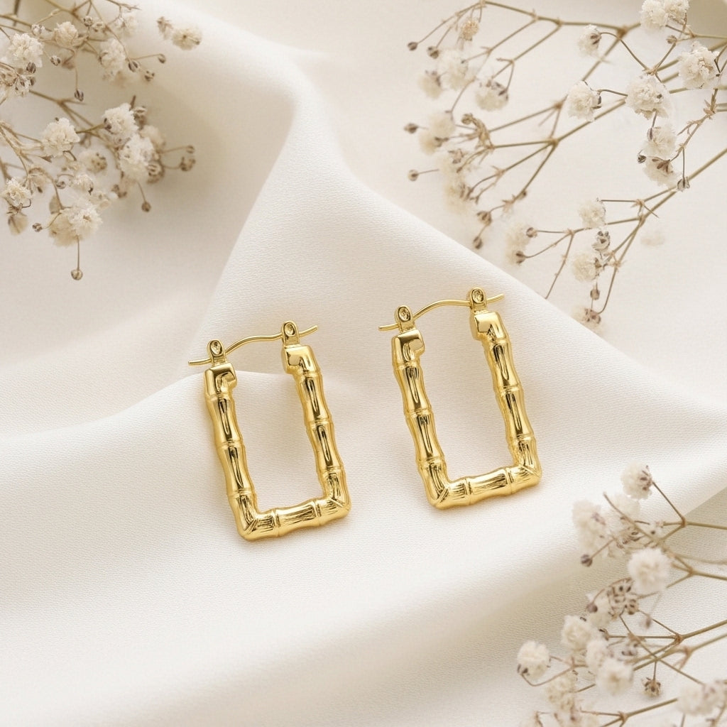 Bambrelle Frame Hoop Earrings