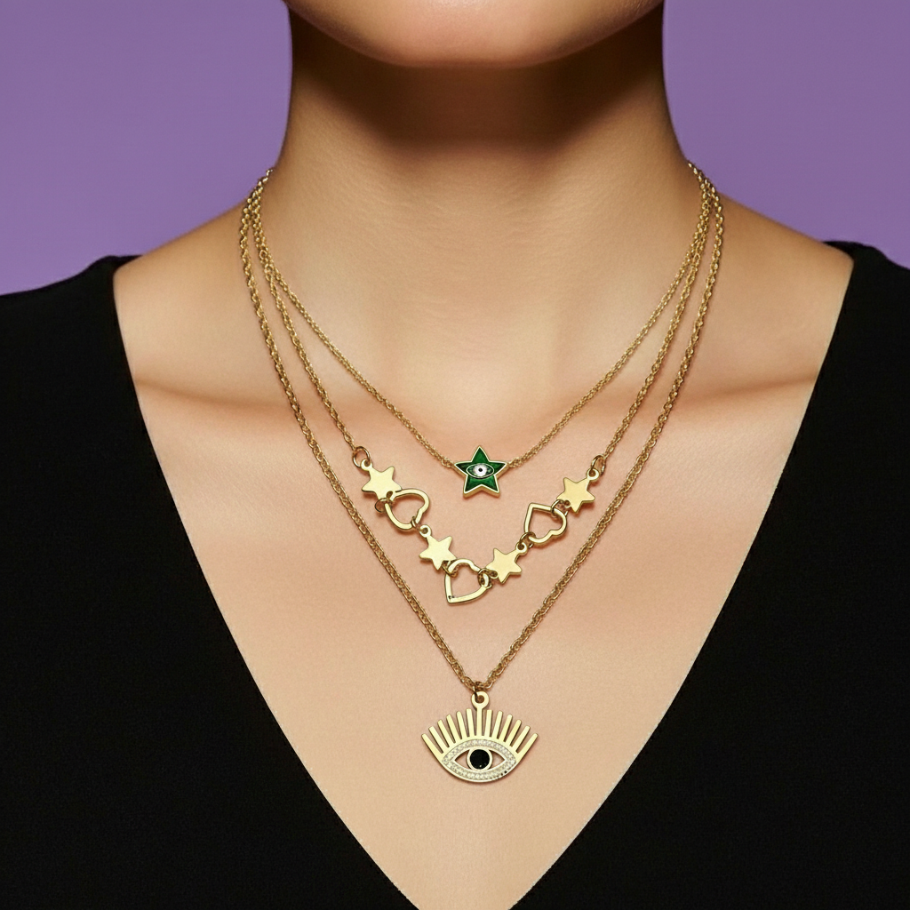 Noctyra Eye Pendant Necklace