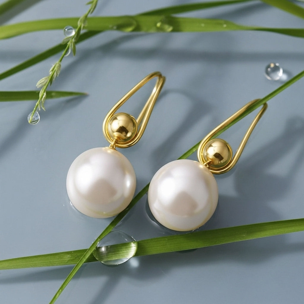 Serenelle Orb Drop Earrings