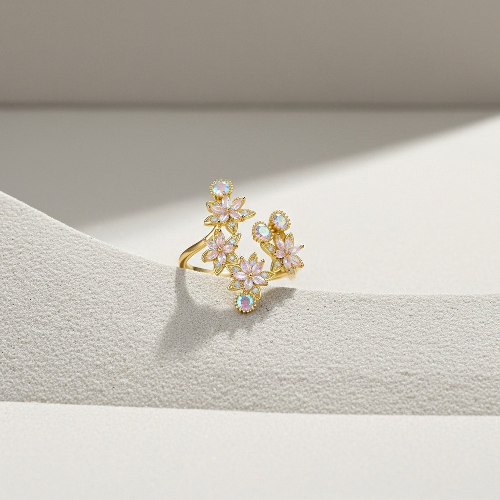 Lumen Petal Statement Ring