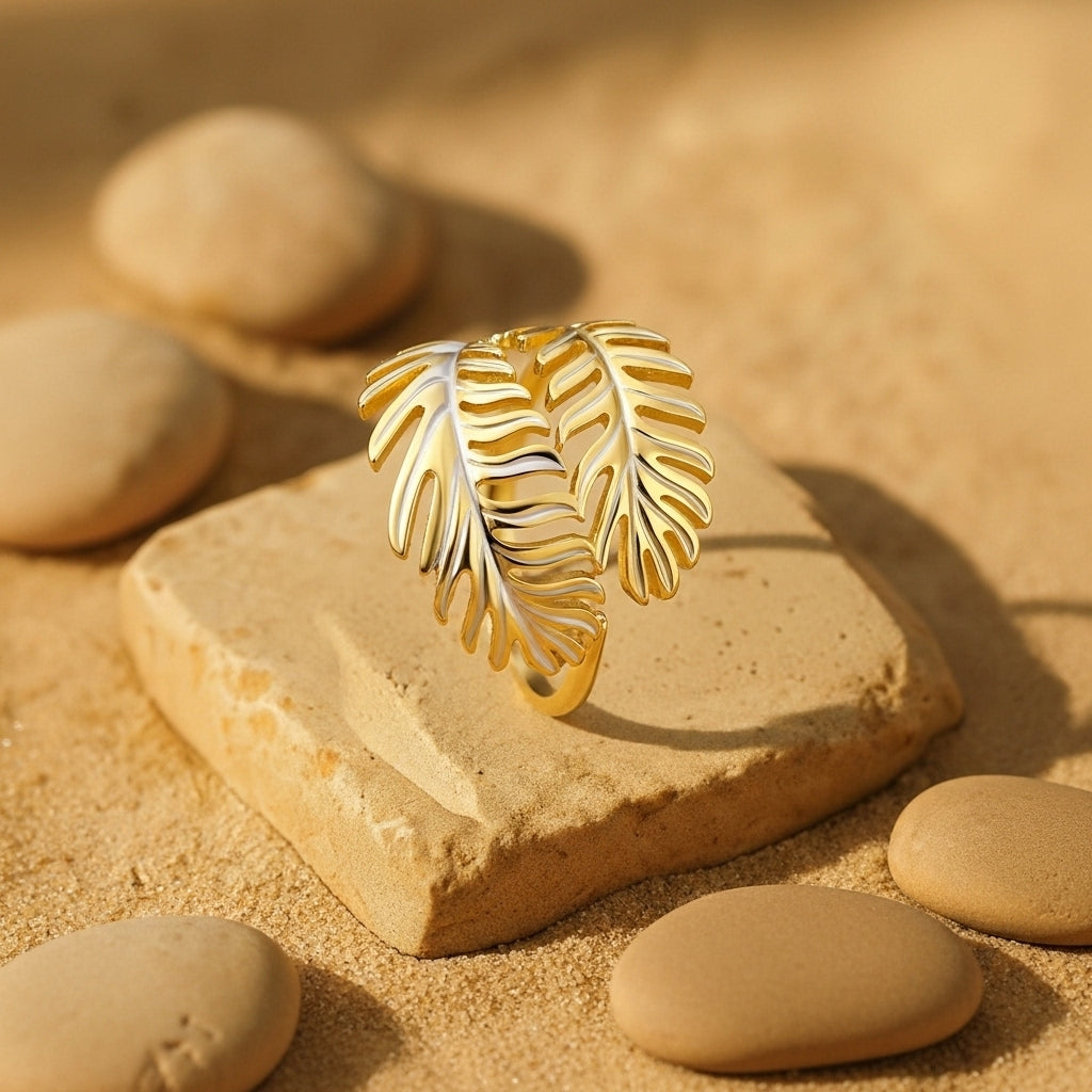 Verdara Dual Leaf Statement Ring
