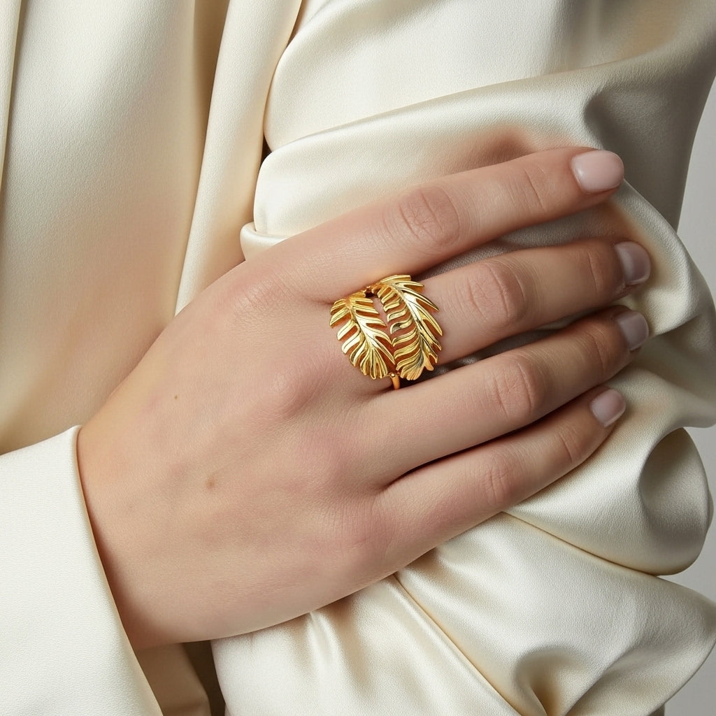 Verdara Dual Leaf Statement Ring