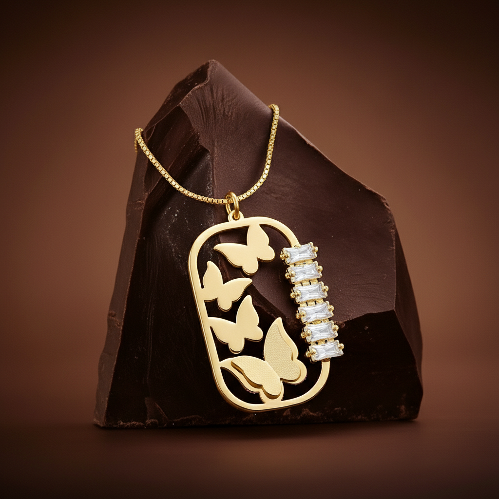 Elowen Flutterframe Pendant Necklace