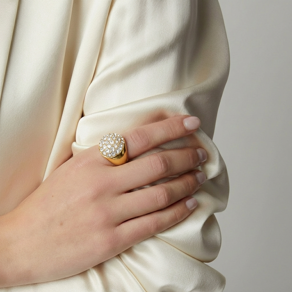 Orion Halo Statement Ring