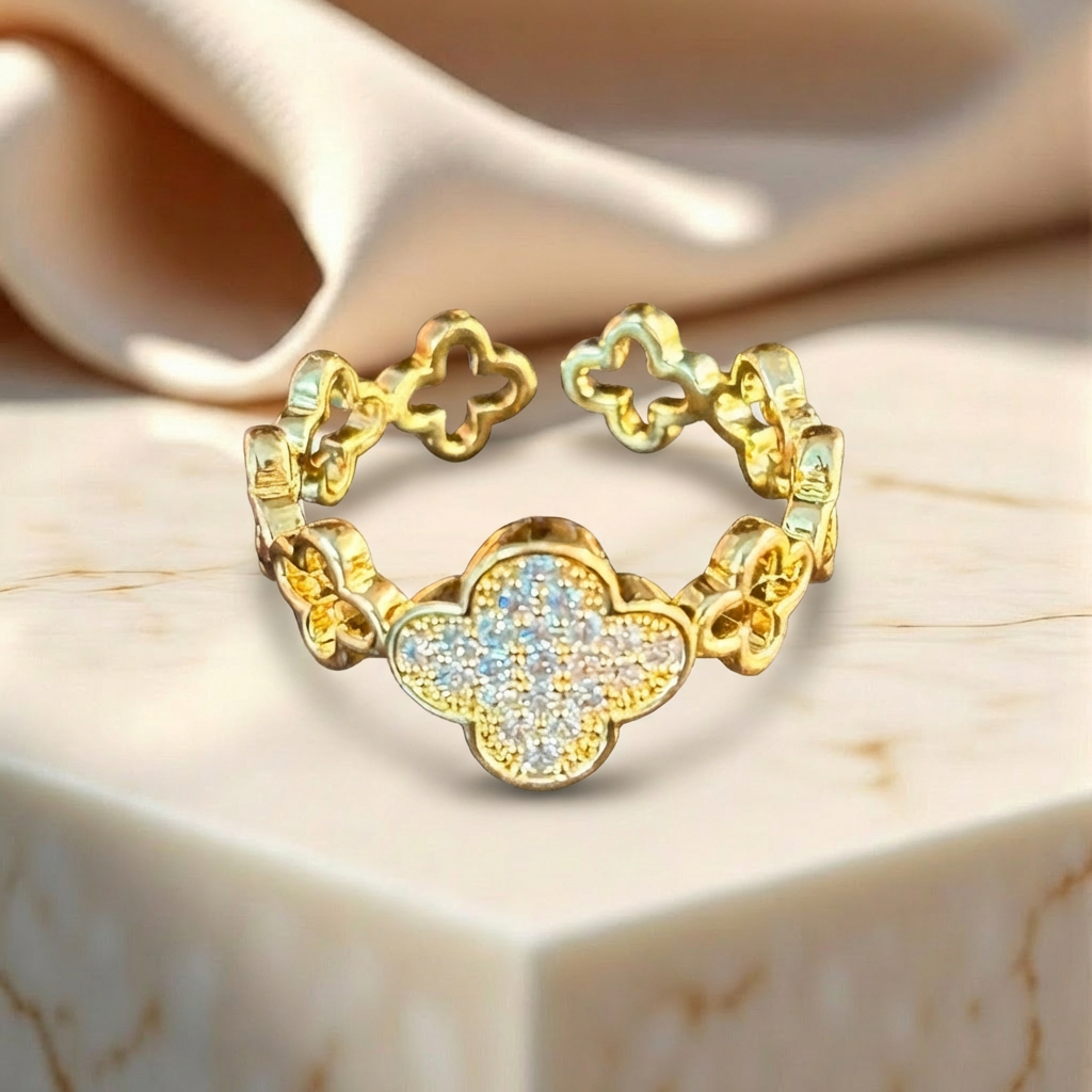 Elara Bloom Statement Ring